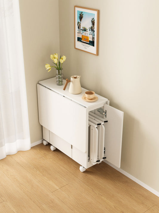 MerryRabbit – 摺疊桌椅一桌四椅套装JSZ2068-1+JSZ2039-1