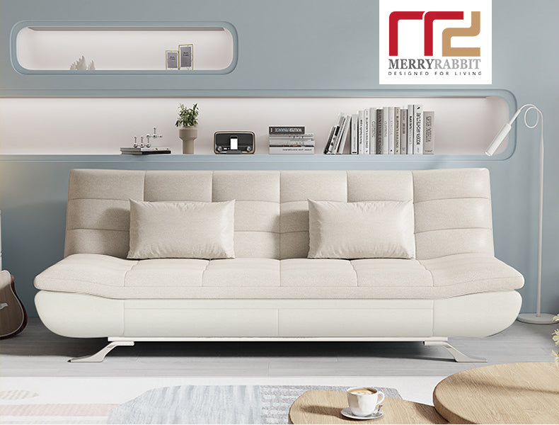 MerryRabbit -可折疊科技布儲物沙發床MR-117 Foldable Leathaire Storage Sofa Bed
