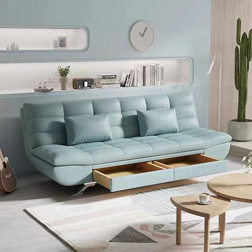 MerryRabbit -可折疊科技布儲物沙發床MR-117 Foldable Leathaire Storage Sofa Bed