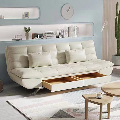 MerryRabbit -可折疊科技布儲物沙發床MR-117 Foldable Leathaire Storage Sofa Bed