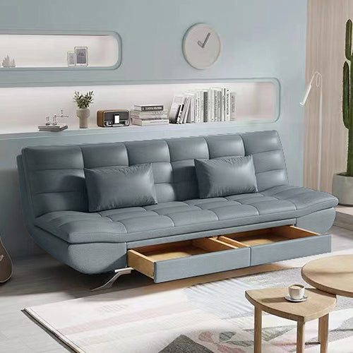 MerryRabbit -可折疊科技布儲物沙發床MR-117 Foldable Leathaire Storage Sofa Bed