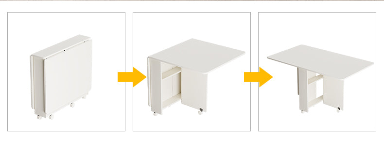MerryRabbit - 1.4m移動版摺疊餐桌JSZ2091-3 Folding Dining Table 1.4m