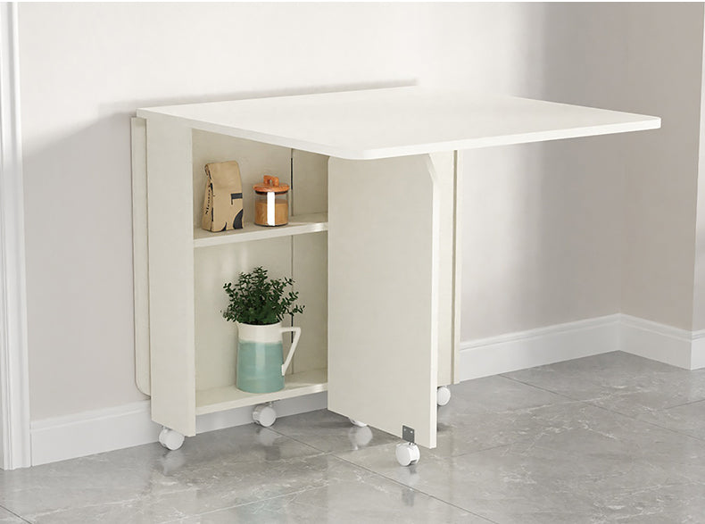 MerryRabbit - 1.4m移動版摺疊餐桌JSZ2091-3 Folding Dining Table 1.4m