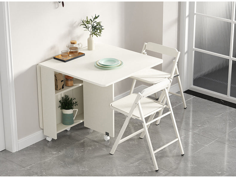 MerryRabbit - 1.4m移動版摺疊餐桌JSZ2091-3 Folding Dining Table 1.4m