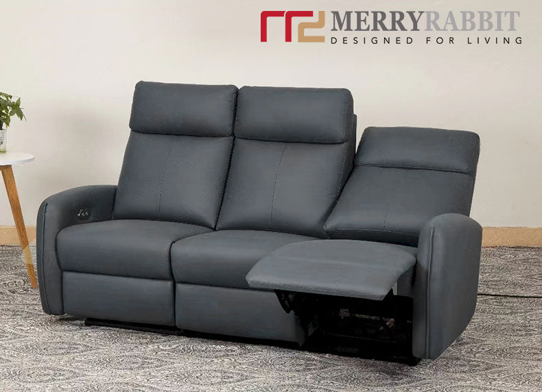 MerryRabbit - 三人位科技佈電動梳化MR-ZX7898 3 seaters leathaire electric version sofa lazy recliner
