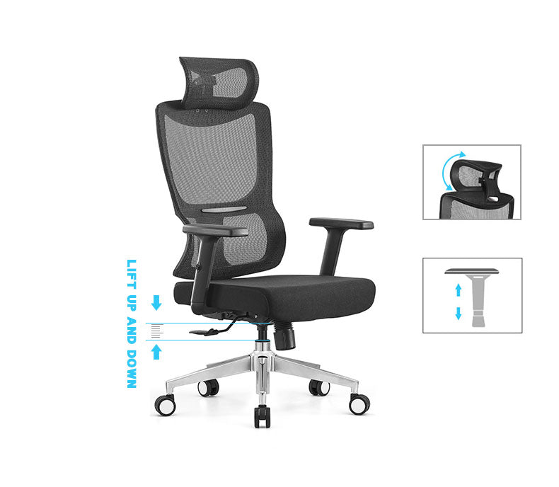 MerryRabbit -高背人體工學電腦椅辦公椅網椅MR-A699 High Back Ergonomics Mesh Office Chair Computer Chair