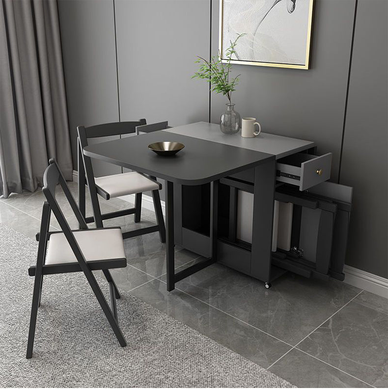 MerryRabbit – 可折疊餐桌連四椅子套裝MR-YL118 Foldable dining table with four chairs set