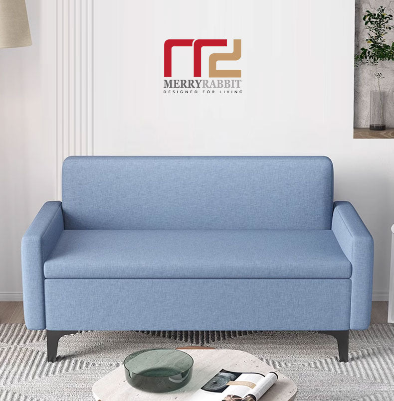 MerryRabbit - 多功能120cm布藝储物雙人梳化 MR-Z01 2 seaters fabric sofa with storage
