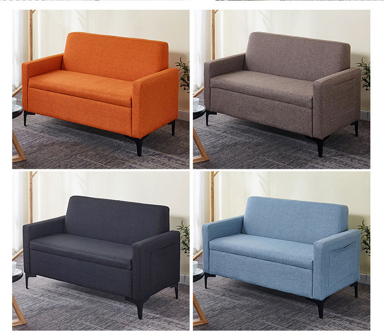 MerryRabbit - 多功能120cm布藝储物雙人梳化 MR-Z01 2 seaters fabric sofa with storage