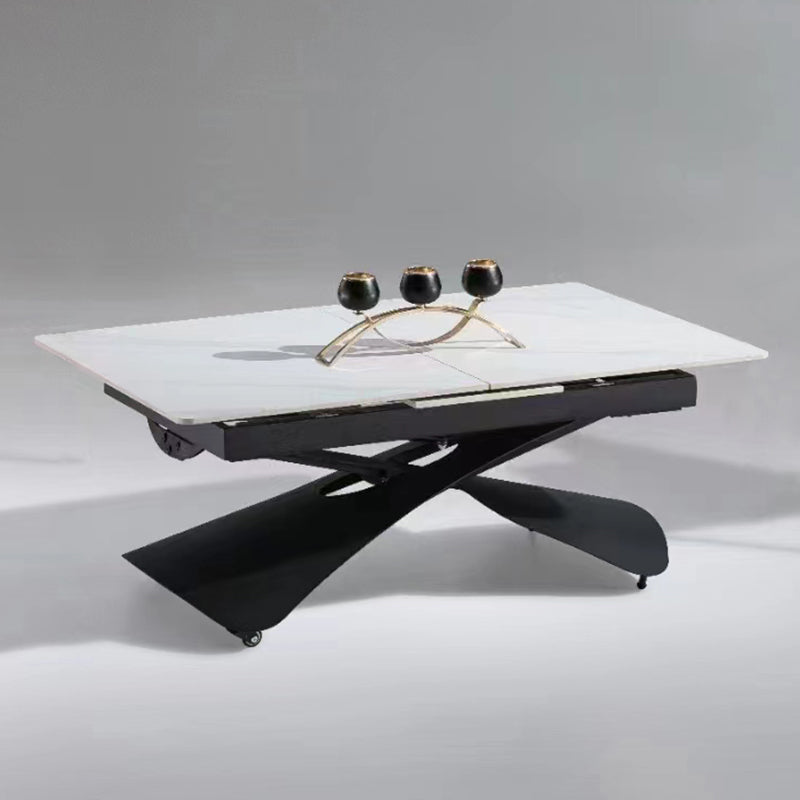 MerryRabbit -多功能升降伸縮岩板餐桌茶几兩用MR-684 Multi functional extendable lifting rock slab dining table coffee table
