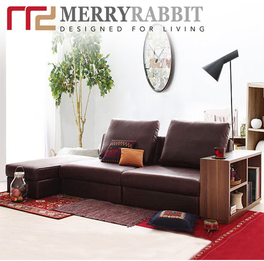 MerryRabbit – PU皮藝簡約多功能沙發組合MR-301 Multi-functional PU sofa bed with storage ottoman