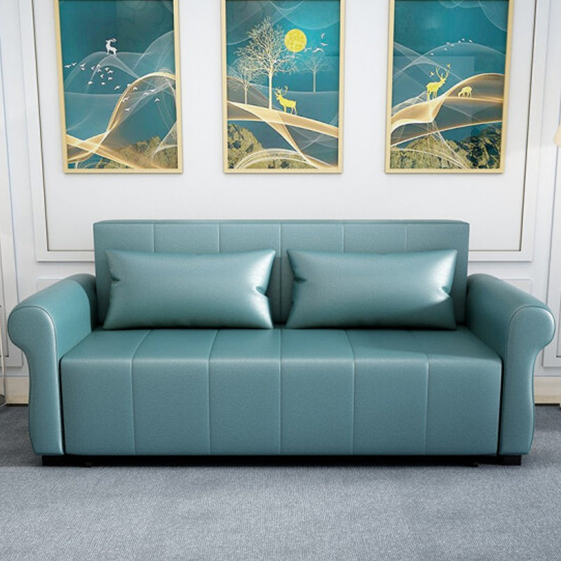 MerryRabbit - 130cm多功能摺疊超纖皮儲物梳化床MR-6039 130cm Multi-functional Foldable Storage Microfiber Leather Sofa Bed