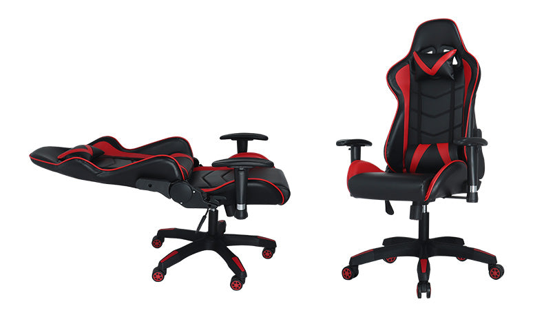 MerryRabbit - 防刮PU仿皮可調節平躺高背賽車椅電競椅 MR-915 Racecar Seat-Themed Office Chair