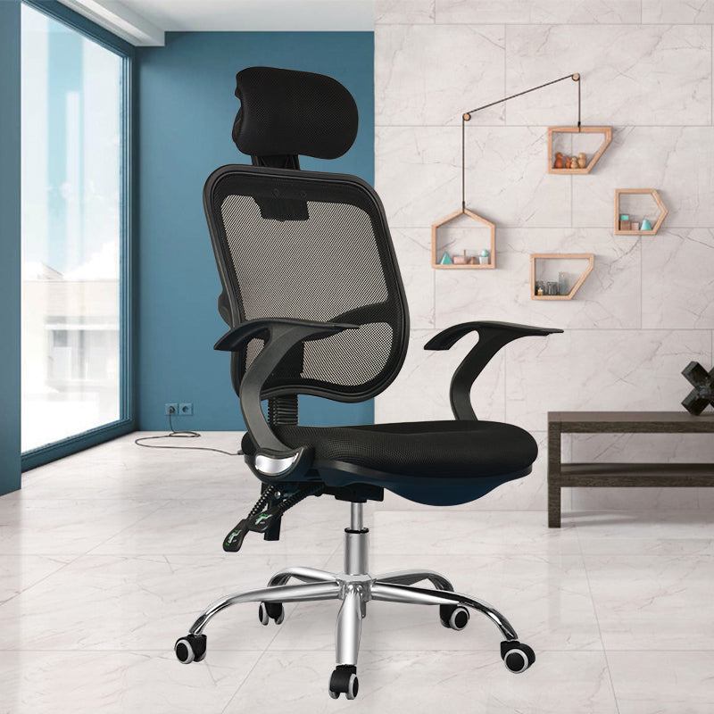 MerryRabbit - 人體工學網布辦公椅MR-137 Ergonomic Office Chair with Headrest