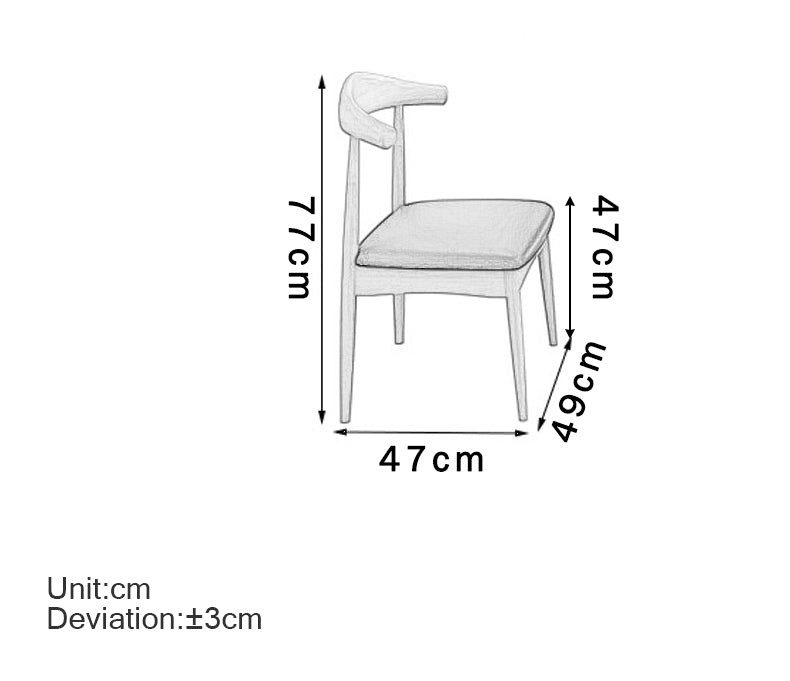 MerryRabbit – 實木餐桌椅套裝1+4 MR-70120 Solid Wood Dining Table and with 4 Chairs