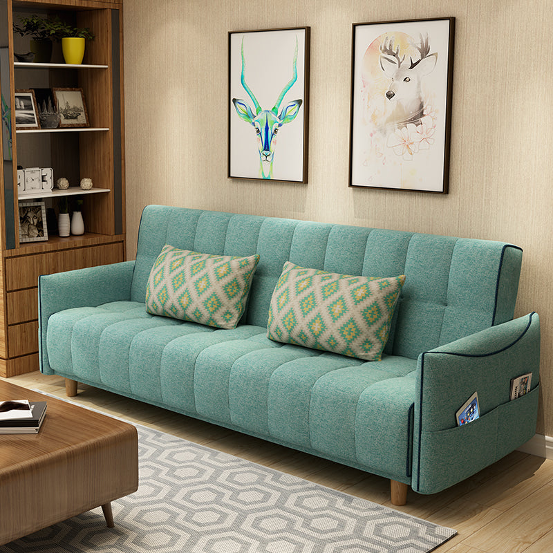 MerryRabbit - 多功能褶疊布藝梳化床有扶手MR-607A Multi-functional folding Fabric sofa bed with armrest