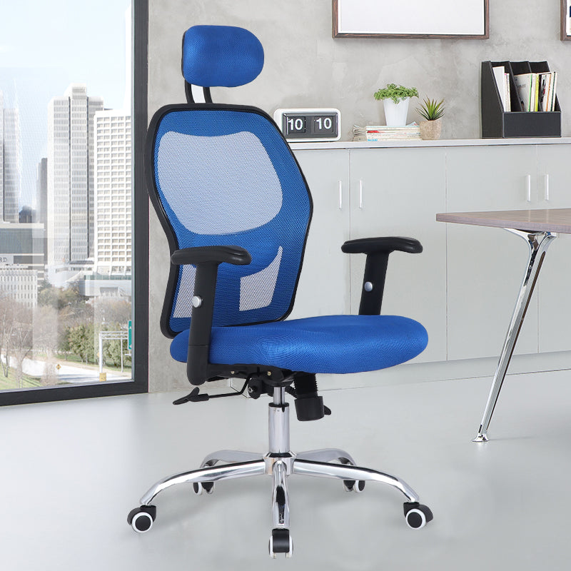 MerryRabbit – 人體工學網布辦公椅MR-875 Ergonomic Office Chair with Headrest