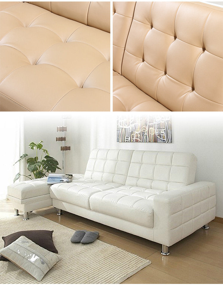 MerryRabbit – 日式小戶型多功能組合PU沙發MR-028 Pu Sofa Bed With Storage Ottoman