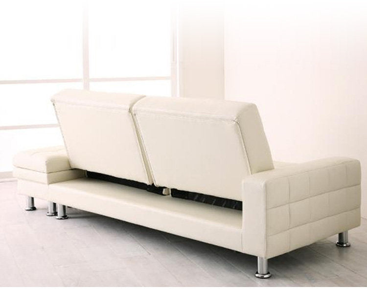 MerryRabbit – 日式小戶型多功能組合PU沙發MR-028 Pu Sofa Bed With Storage Ottoman