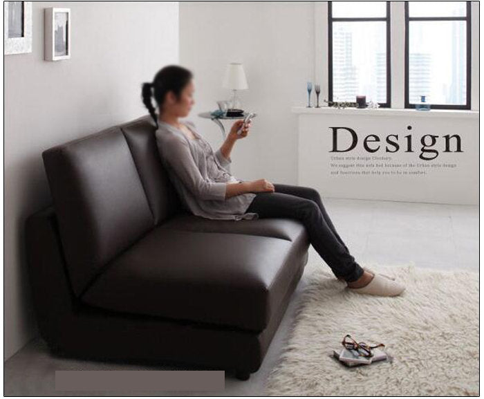 MerryRabbit - 1.5m雙人位PU摺疊梳化床 1.5m - 2-Seater Foldable Sofa Bed