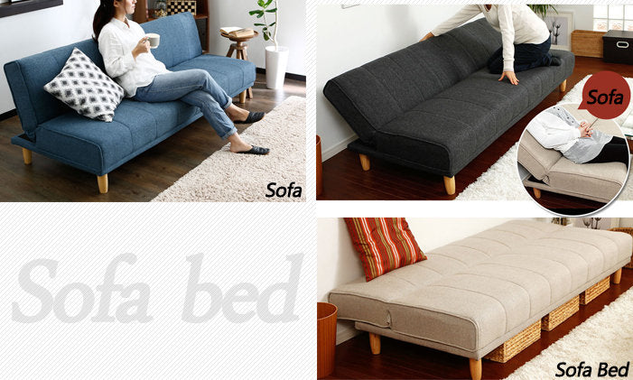 MerryRabbit – 多功能棉麻布沙發床MR-032 Fabric Sofa Bed
