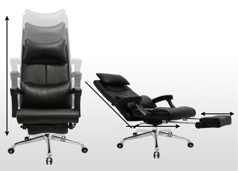 MerryRabbit – 真皮高背大班椅MR-2050 Reclining Office Chair