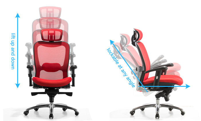 MerryRabbit - 高背大班椅人體工學椅MR-826 Ergonomic High-Back Swivel Chair