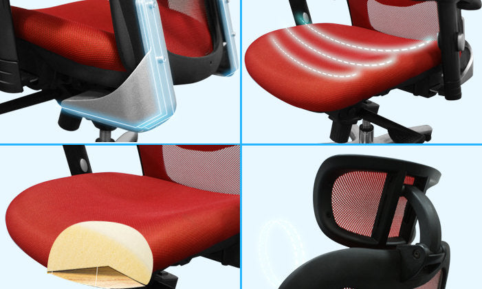 MerryRabbit - 高背大班椅人體工學椅MR-826 Ergonomic High-Back Swivel Chair