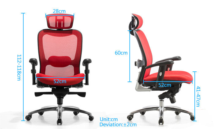 MerryRabbit - 高背大班椅人體工學椅MR-826 Ergonomic High-Back Swivel Chair