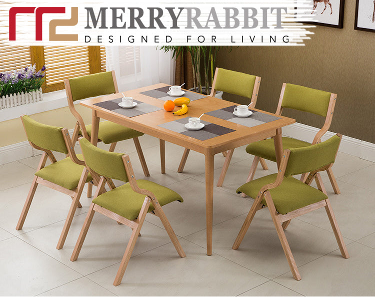 MerryRabbit - 2張實木摺疊椅MR-710 Set of 2 pcs solid Wood folding chair
