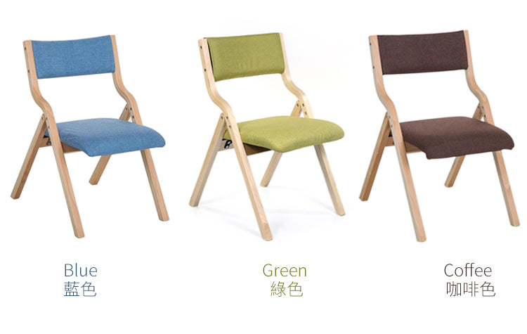 MerryRabbit - 2張實木摺疊椅MR-710 Set of 2 pcs solid Wood folding chair