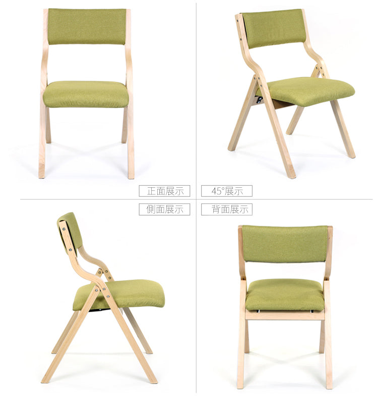 MerryRabbit - 2張實木摺疊椅MR-710 Set of 2 pcs solid Wood folding chair
