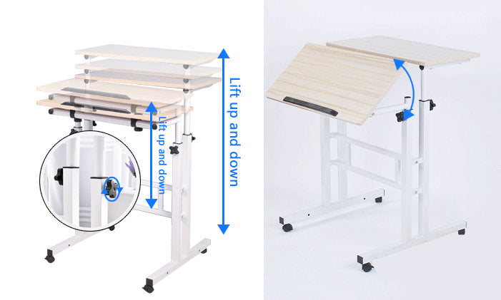 MerryRabbit - 多功能方形電腦桌101 MerryRabbit - An 2-Tier Expandable Standing Desk 101