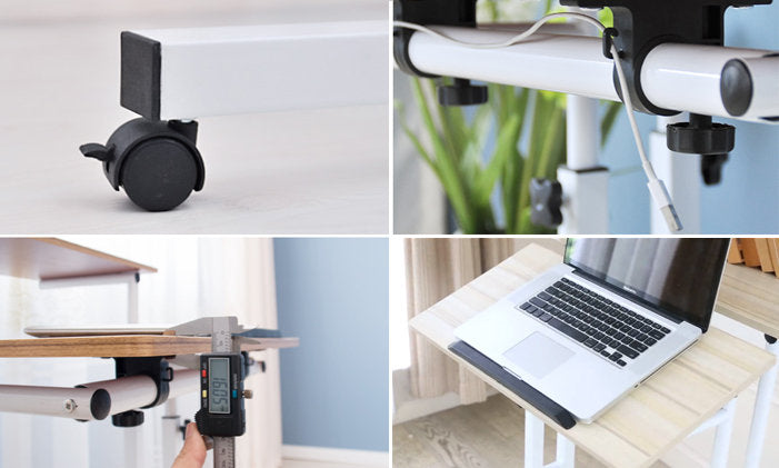 MerryRabbit - 多功能方形電腦桌101 MerryRabbit - An 2-Tier Expandable Standing Desk 101