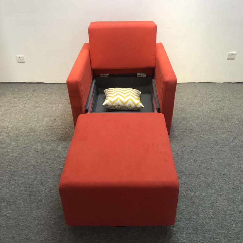 MerryRabbit - 多功能布藝單人位儲物梳化床MR-6019A Mult-Functional Single Seater Fabric Sofa Bed with Storage