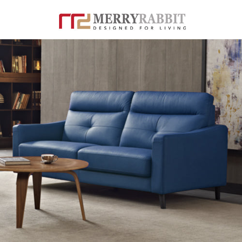 MerryRabbit -頭層牛皮3人位沙發MR-1801 Cow Leather 3 Seaters Sofa
