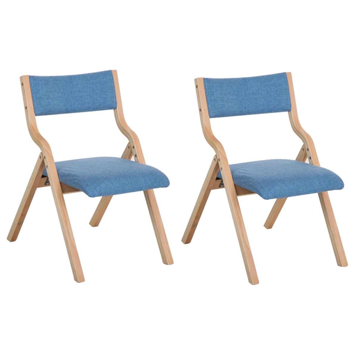MerryRabbit - 2張實木摺疊椅MR-710 Set of 2 pcs solid Wood folding chair