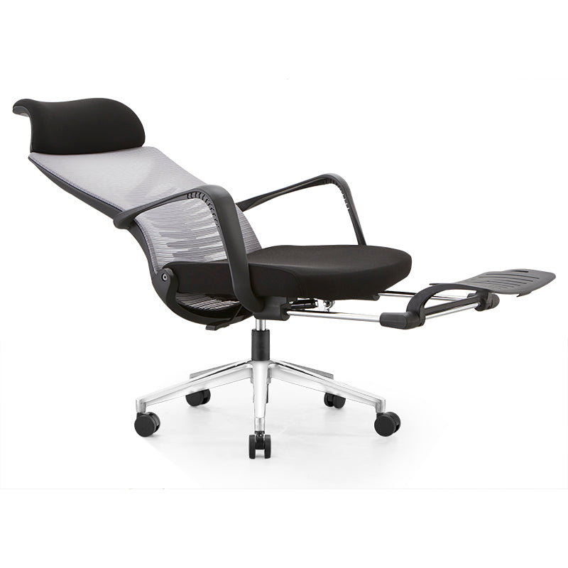 MerryRabbit -網布高背可調節可躺轉椅電腦椅辦公椅大班椅帶腳踏 MR-A61 Mesh Reclining Office Chair High Back Chair with Footrest