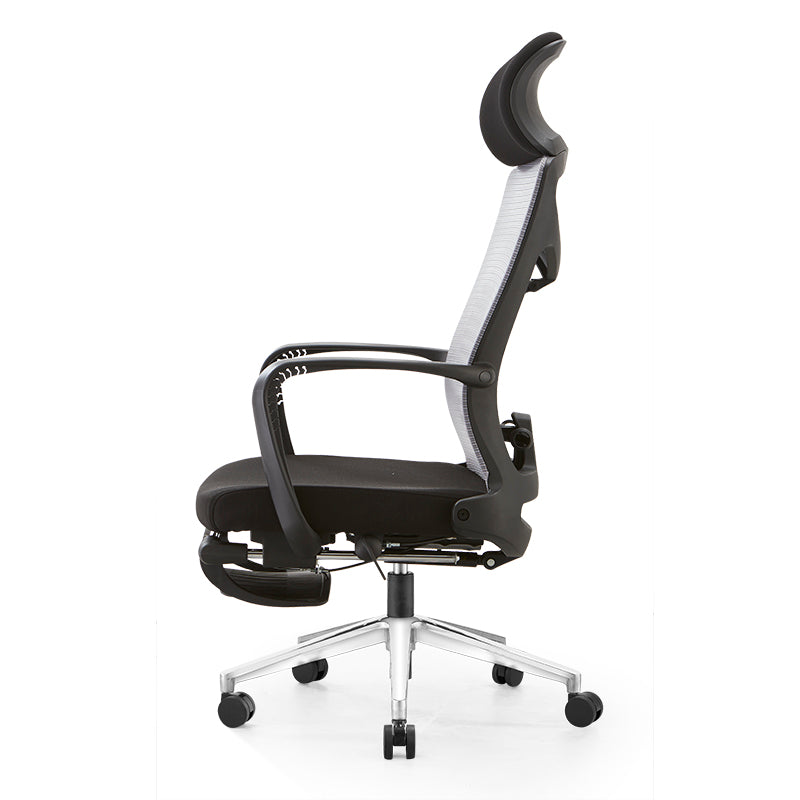 MerryRabbit -網布高背可調節可躺轉椅電腦椅辦公椅大班椅帶腳踏 MR-A61 Mesh Reclining Office Chair High Back Chair with Footrest