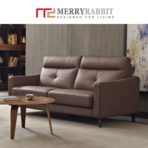 MerryRabbit -頭層牛皮3人位沙發MR-1801 Cow Leather 3 Seaters Sofa