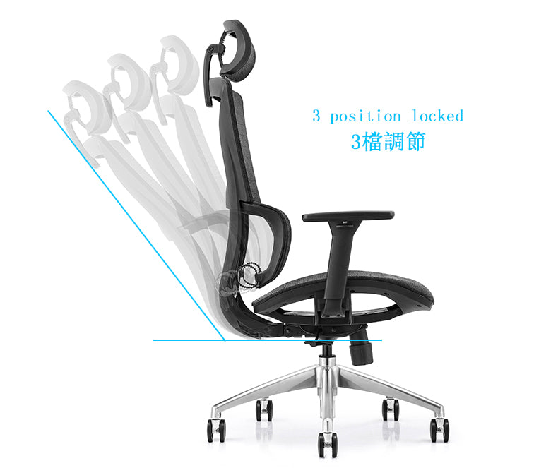 MerryRabbit -人體工學全網椅MR-828A Ergonomics full Mesh Office Chair Computer Chair