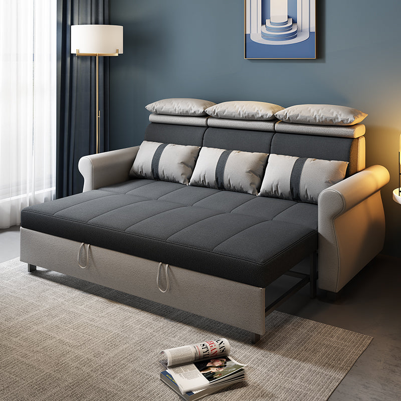 MerryRabbit - 190cm多功能摺疊布藝梳化床MR-8251A Multi-functional Fabric Folding Bed with Adjustable Headrest 190cm