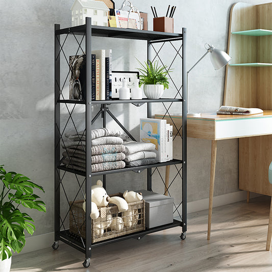 MerryRabbit – 可摺疊收納四層架MR-2000_4   4 Tiers Foldable Metal Storage Rack
