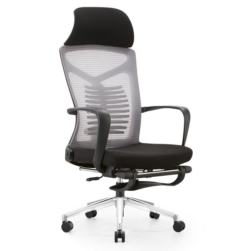 MerryRabbit -網布高背可調節可躺轉椅電腦椅辦公椅大班椅帶腳踏 MR-A61 Mesh Reclining Office Chair High Back Chair with Footrest