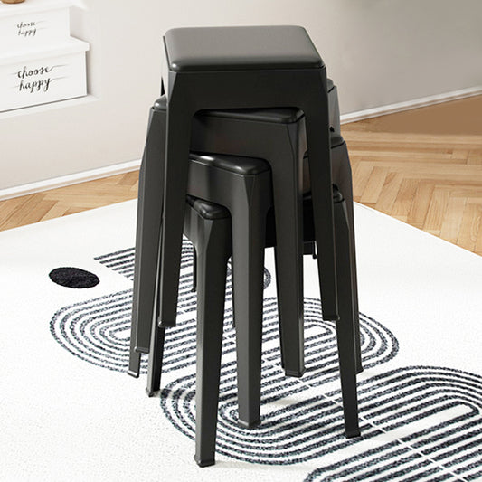 MerryRabbit –塑膠可疊式膠凳4張 MR-DS33 Set of 4 Pcs Plastic Stackable Round Stool