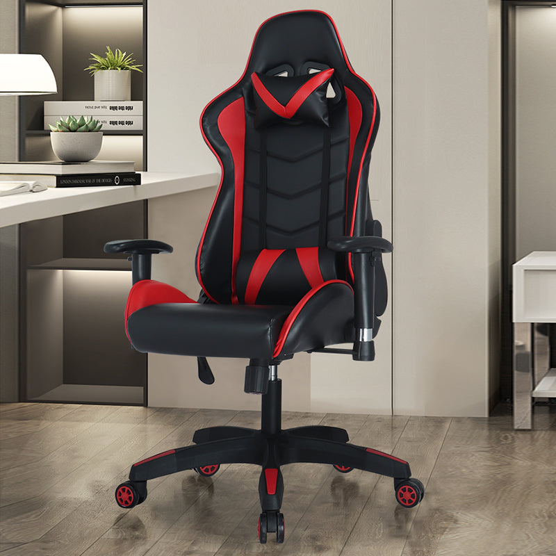 MerryRabbit - 防刮PU仿皮可調節平躺高背賽車椅電競椅 MR-915 Racecar Seat-Themed Office Chair