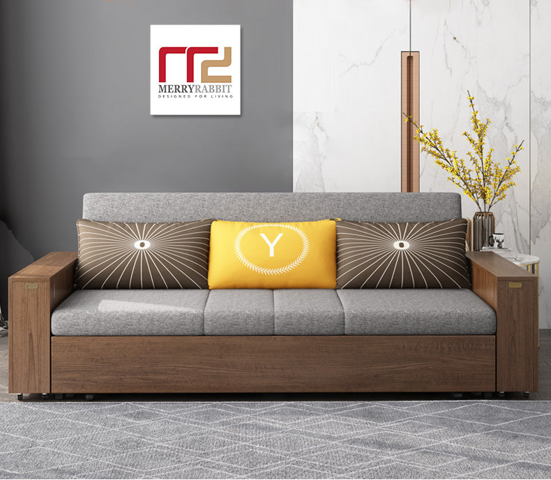MerryRabbit -186cm多功能創意扶手可折疊儲物布藝沙發床MR-9810 Multi-Functional Creative Folding Storage Fabric Sofa Bed