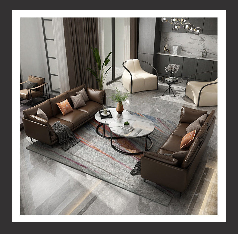 MerryRabbit – 北歐休閑PU單人位沙發MR-18027  Nordic Leathaire Single seater Sofa