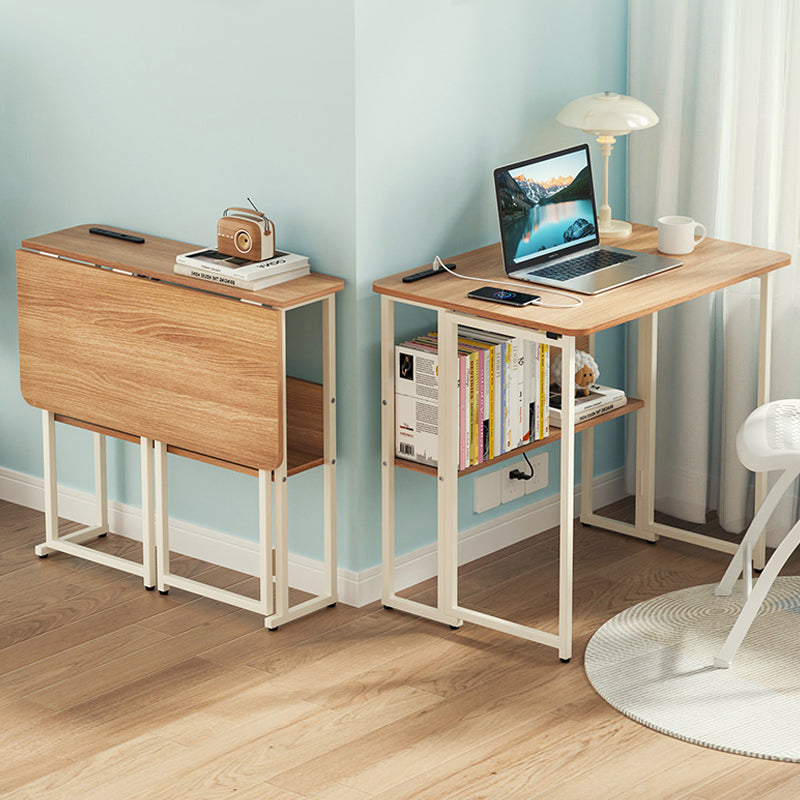 MerryRabbit -折疊書桌書架一體學習桌 MR-JSZ2035-1 Foldable computer desk with bookshelf