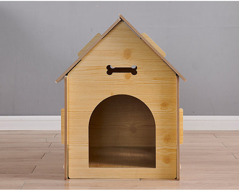 MerryRabbit - 可拆卸木質貓狗屋MR-011